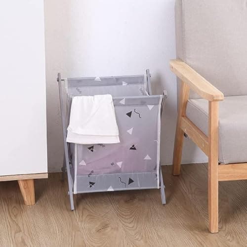 Collapsible Laundry Basket Foldable Plastic Clothes Hamper Waterproof Bin