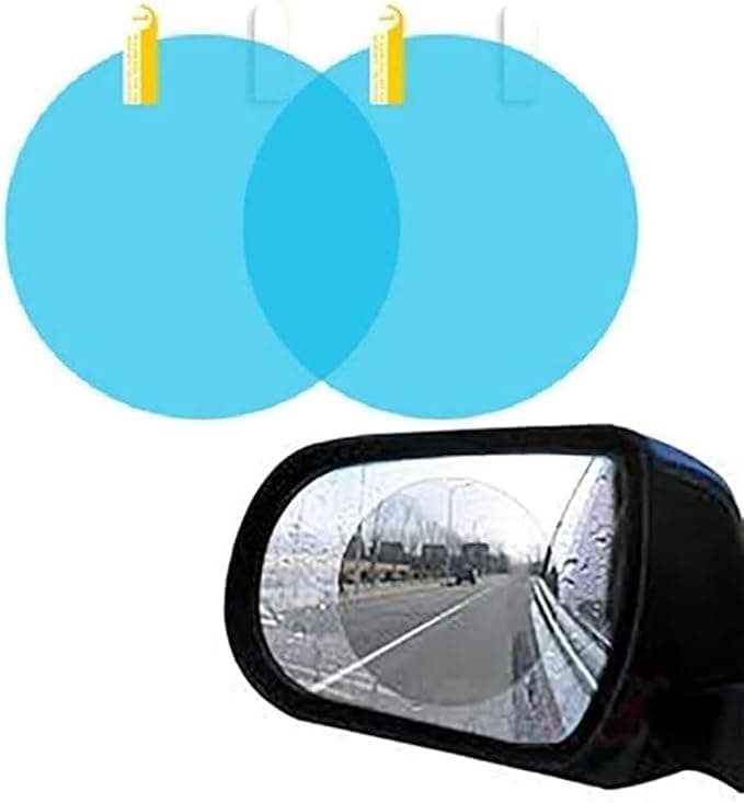 Car Mirrors Oval To Keep The Purity Of The Car Mirrors Of Water In The Rain And Fog Protective Film Car Rear View Mirror Sticker HD (Round) Vehicle mirror