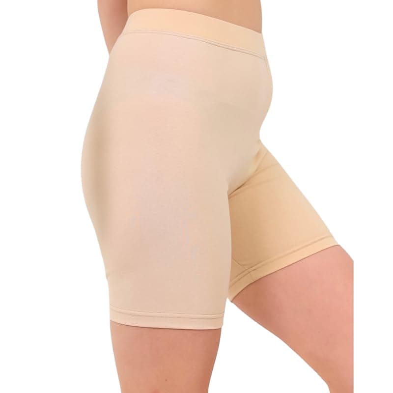 Cotton Zone Premium Organic Cotton women high-waisted slim short - Size Undergarment thigh slimmer