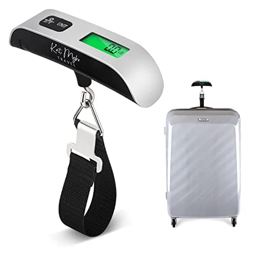 Kat Myhr Digital Luggage Scale - Travel Digital Luggage Weight Scale - Portable Weigh scale