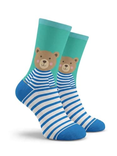 Havana Socks Little Bear - Kids Socks LITTLE_BEAR_KIDS_SOCKS | Crew Length, Cotton Blend, Breathable, Comfortable