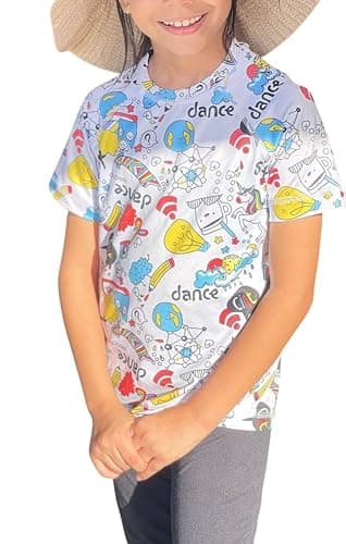 Mizah Kids T-Shirt With Fun Colors And Creative Designs, Comfortable Cotton, Perfect For Outings And Daily Occasions For Girls