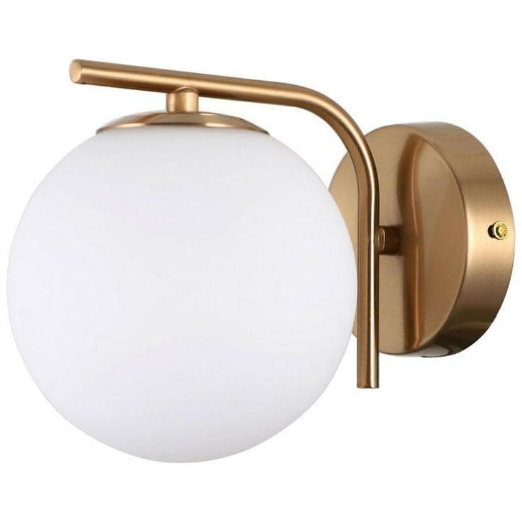 Generic Wall Sconce 1 Bulb Without Bulbs 10x15x10 cm Gold
