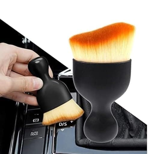 1 Piece Soft Brush for Cleaning Fine Areas in Car, Dense Bristle Brush for Cleaning Car Interior, for Dashboard, Air Conditioner Vents and Crevices Auto part