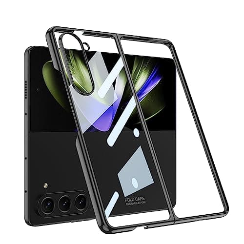 GOLDEN MASK Compatible With Samsung Galaxy Z Fold 5 phantom (Black)