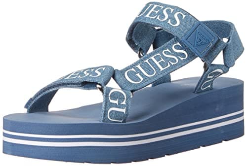 GUESS womens Avin Wedge Sandal