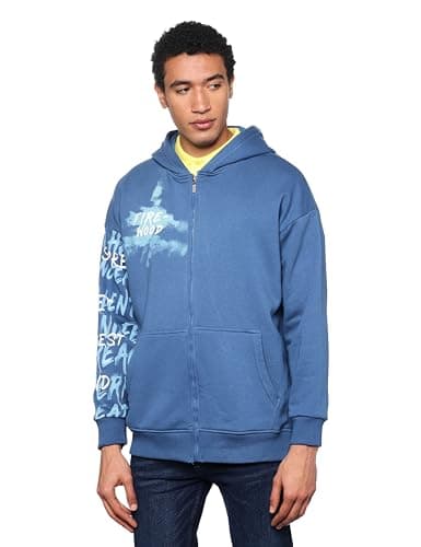 FIRE WOOD mens print(secret) sw.jacket Hooded Sweatshirt (pack of 1)