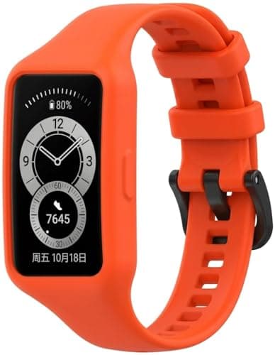 Sport Armband Compatible with Huawei Band 6/6 Pro/ 7/Waterproof Silicone Replacement Strap for Honor Band 7/6 Men Women Watch band