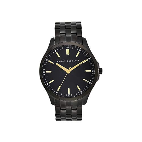 A|X Armani Exchange Watch for Men, Quartz Movement, Analog Display, Silver Stainless Steel Strap-AX2144