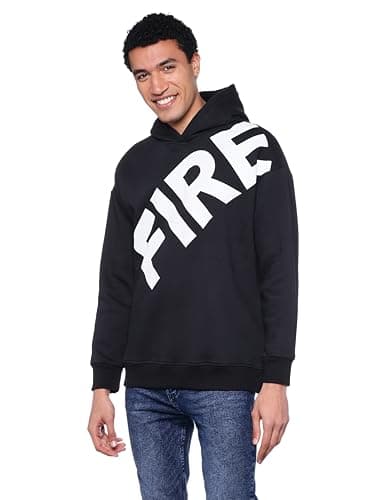 FIRE WOOD mens print(FIRE) hoodie Hooded Sweatshirt