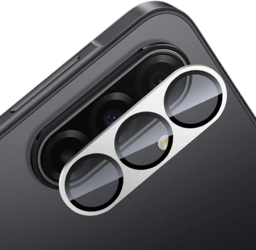Camera Lens Protector (Compatible with Samsung A26/ A36/ A56) Accessories, 9H Tempered Glass Screen Protector with Individual Metal Rings for, Case Friendly, Anti-Scratch