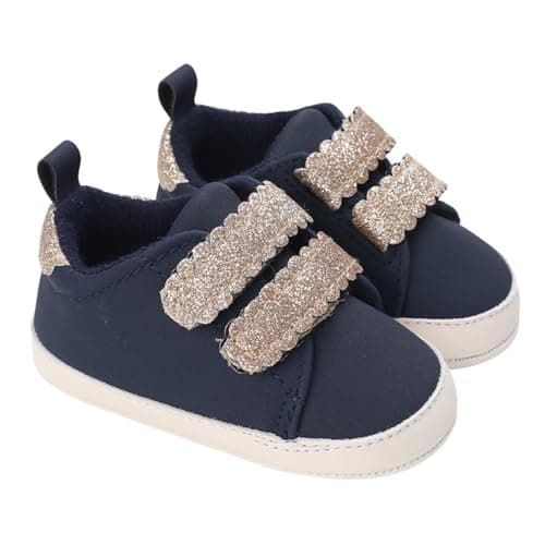 Mix&Max baby-girls Fibers Velcro Strap Sneakers Printed Sneaker