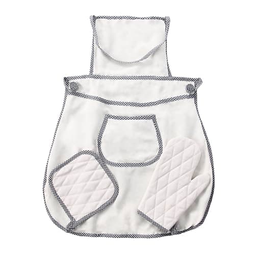 Relax home linens Kitchen Apron Set - navy blue - 64 x 78 cm