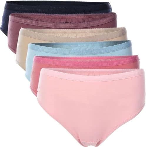 King Merryland Pack Of 6 Cotton Brief Panties Underwear For Women Underpants
