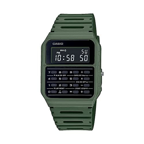 Casio Unisex Digital Dial Stainless Steel Band Watch
