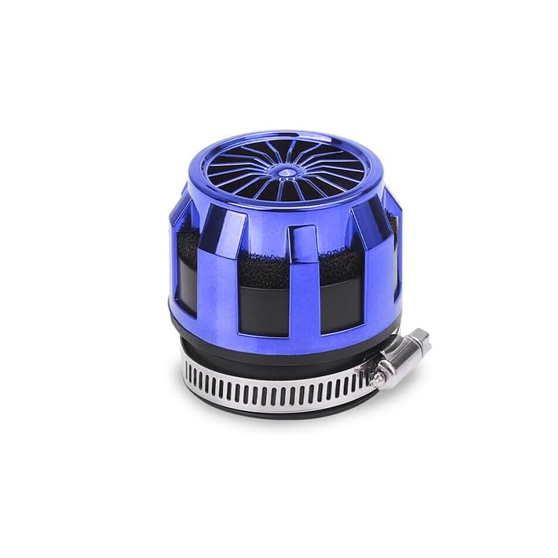 Kapper Trade "Sport Air Filter" Universal High Flow Modified Air Filter for Motorcycles, Motorcycles, Beach Buggy (Blue, Hole:3.5/4.2/4.8cm, Height:6.5cm, Code:10429) by KaberTrade Engine air filter