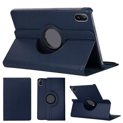 SWEIMEN Case Compatible with Huawei MatePad SE 11 Tablet, PU Leather Case 360° Rotatable Multi-Angle Protection Stand Protective Case Portable electronic device cover