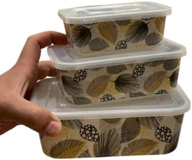 Food Storage Container Set - Melamine Material with Corn Straw - Safe and Healthy Food Storage so