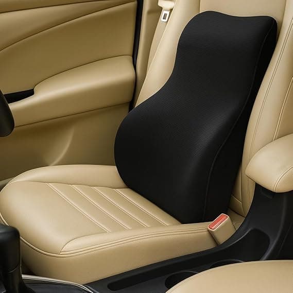 Ushop Medical Backrest Chiropractic – Lumbar Support Pillow for Car and Office Chair | Lumbar Support for Back Pain Relief. Body positioner