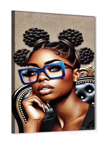 Skills C0044 Canvas Painting - Street Art - Graffiti Art - Wall Hanging for Home Wall Decor, Living Room, Office Decorations & More - Size (30cm x 40cm)