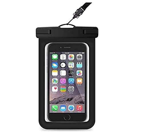 Universal Waterproof Pouch Phone Dry Bag Underwater Case for iPhone XS Max XR X 8 7 6S Plus Galaxy Pixel up to 6.8", Waterproof Case for Pool Beach Swimming Kayak Travel -Black Cellular phone case
