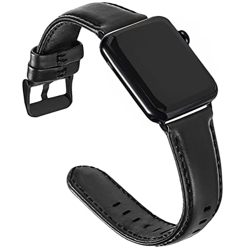 Aladrs Leather Strap Compatible for Apple Watch Band 49mm 45mm 44mm 42mm 41mm 40mm 38mm, Wristbands for iWatch Ultra (49mm) Series 8 7 (45mm 41mm) Series 6 5 4 SE (44mm 40mm) Series 3 2 1 (42mm 38mm)