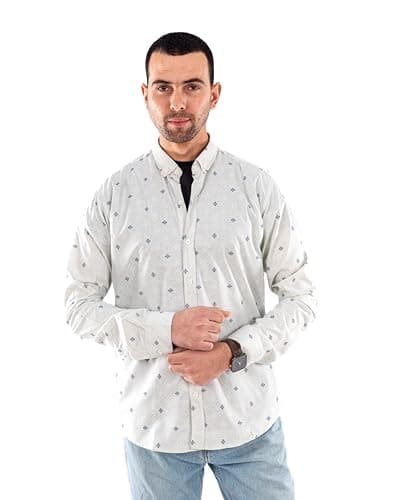 White Eagle Men's 100% Cotton Ultra-Soft Full-Sleeve Shirt