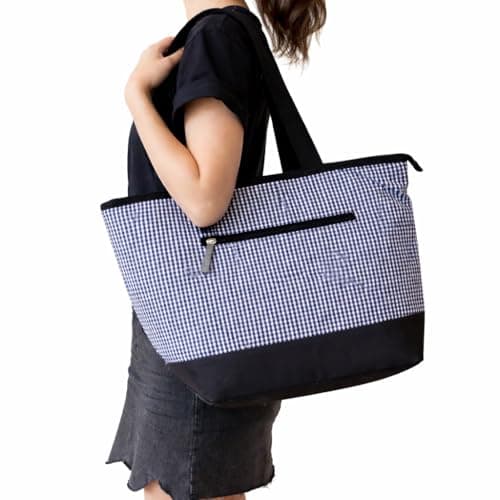 Large 26L Thermal Insulated Cooler Bag PVC Lunch Tote For Outdoor Picnic Food Storage Cold Bag, Waterproof Portable Thermal Food Bag For Work, Travel And Camping 48x26x16 cm Meal holder