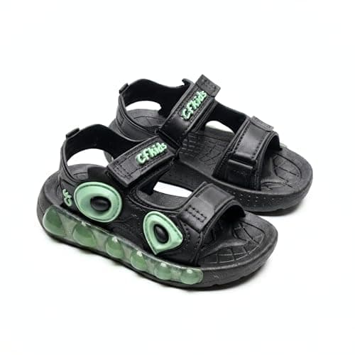 Kids Sport Sandals with Latches Straps, Soft Silicone Upper & Durable Rubber Sole, Lightweight Anti-Slip Sole Sandal Model 903, High Quality Slipper for Unisex