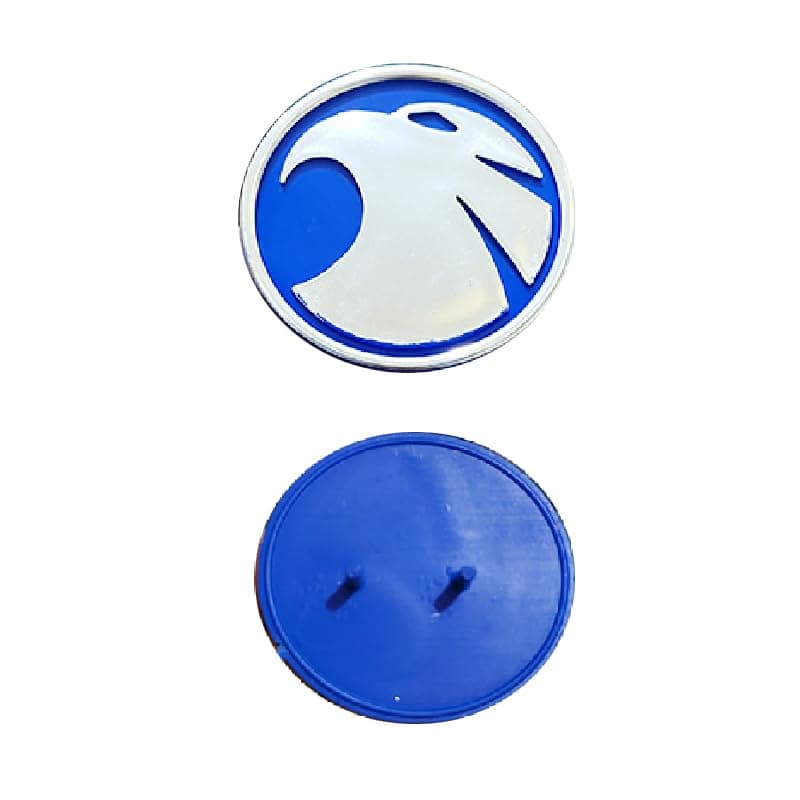 KaberTrade Kaber Trade 3D Car Logo Sign Sticker (Plastic Egypt Sticker, Shaheen, Round Diameter 7.5 cm, Code : 8742) - Kaber Trade