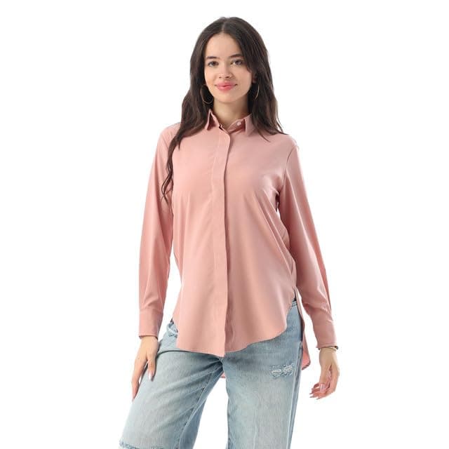 Andora Womens Pattern Hidden Buttons Western (pack of 1) Shirt