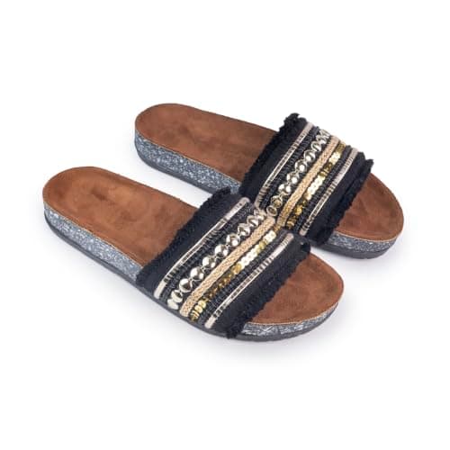 Flat Slipper For Women With A Light Sole Comfortable In Movement_Black | Slipper Comfort Sole for Women