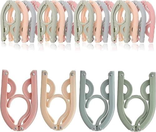 U-Shaped Metal Clothes Hanger and Drying Rack, Portable Garment Organizer for Hanging Clothes, Easy Assembly and Disassembly, Multi-Colored Design