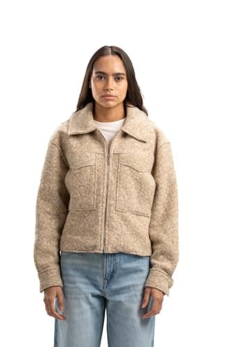 ASTK Womens Wool Oversized Jacket Outerwear