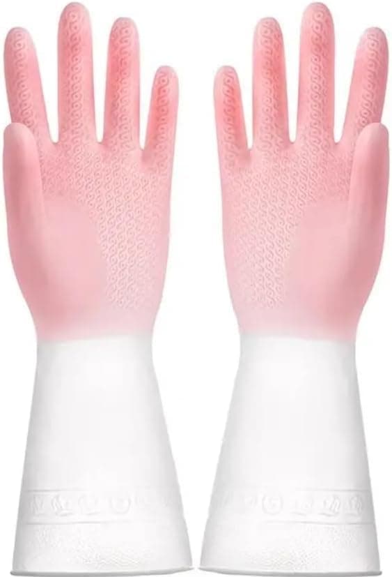 Silicone Cleaning Gloves Set for Dishes and Daily Tasks