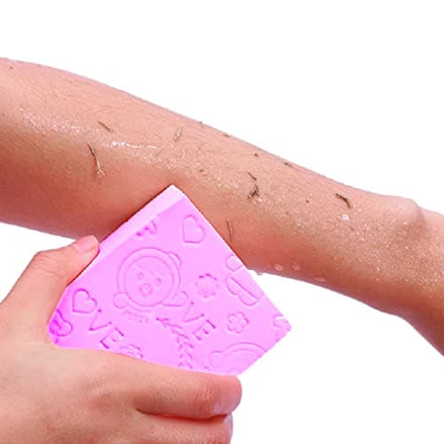 Nado Care Exfoliating Bath Sponge, Spa Scrub Exfoliating, Bath Body Shower Sponge, Dead Skin Sponge Remover for Adult, Baby, Pregnant Women, 2 pcs Random Colors Bathing sponge