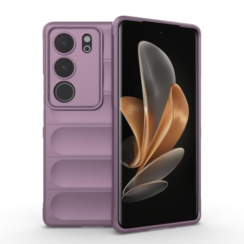GOLDEN MASK Compatible With Vivo V29/Vivo V29 Pro Magic Case ShockProof (Purple) Cellular phone case