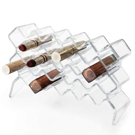 Acrylic Transparent Rouge Manicure Organizer Helps to Arrange Cosmetics and Small Tools, Elegant and Practical Design, Easy to Clean, Suitable for Home, Makeup Tables, Beauty Salons. Caddy