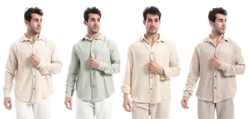 Red Circle Mens Bundle of 4 Alpine Forest Utility Shirt Bundle of 4 Alpine Forest Utility Shirt Outerwear