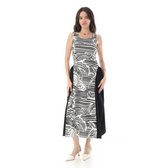 Andora womens Square Neckline Side Accent Sleeveless Dress (pack of 1)