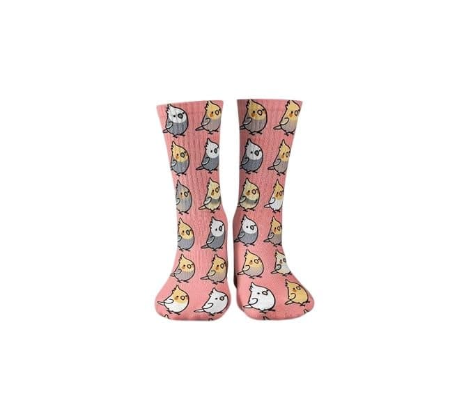 Havana Socks Birdie Mood Mid Calf Socks H-BIDS1 | Mid-Calf Length, Cotton Blend, Breathable, Comfortable
