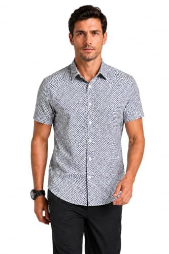 Palm Pattern Short Sleeves Shirt – White | Shirt