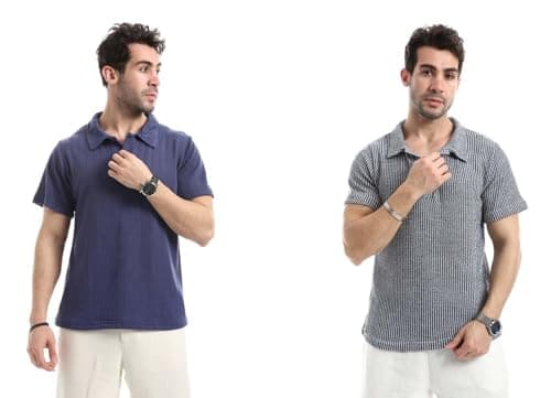 Red Circle Mens Bundle of 2 Ivory Dune Relaxed T-Shirt Bundle of 2 Ivory Dune Relaxed T-Shirt