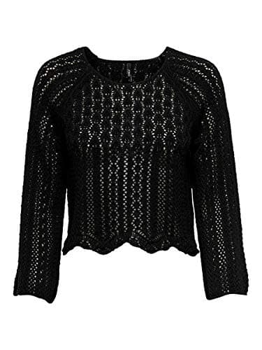 ONLY womens ONLNOLA LIFE 3/4 PULLOVER KNT NOOS Hooded Sweatshirt Sweater