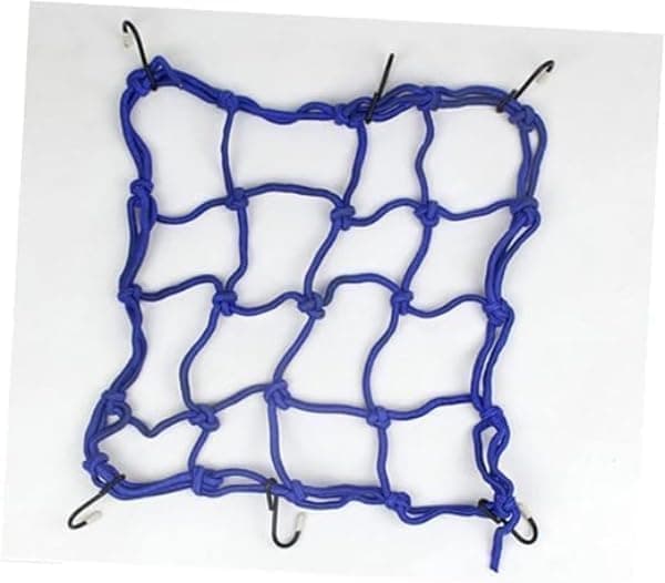 aga Flexible Motorcycle Tank Net (Blue) Motorcycle Organizer (2 Pieces) Cargo net