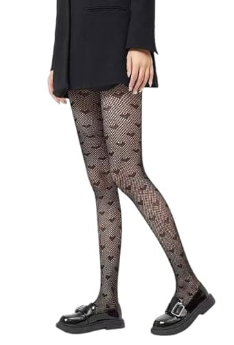 Miza Women's Stretch Mesh Cologne, Black, One Size, Multiple Designs, Light and Comfortable Tights