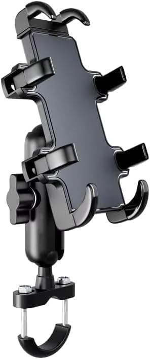 Motorcycle Phone Holder - Motorcycle Phone Holder - Motorcycle Bike Mobile Holder - Mobile Phone Holder for Motorcycle - Sacar Portable electronic device mount