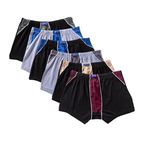 Cottonil Pack of 6 Digital Cotton 100% Boxer Short for Men Underpants