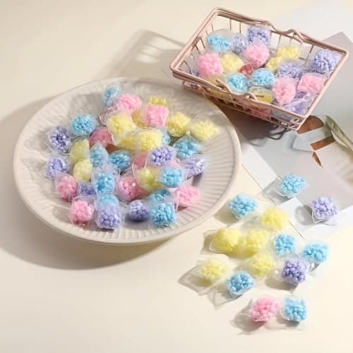 [Bedaya] Laundry Granules Laundry Freshener Long Lasting Freshness Scent Booster Fabric Softener for Automatic and Regular Washing Machines Floral Drawstring Bag - Jumbo Pack Multicolor