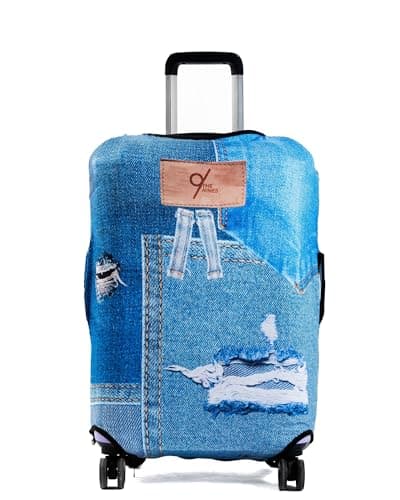 The Nines Denim Luggage Cover - Medium